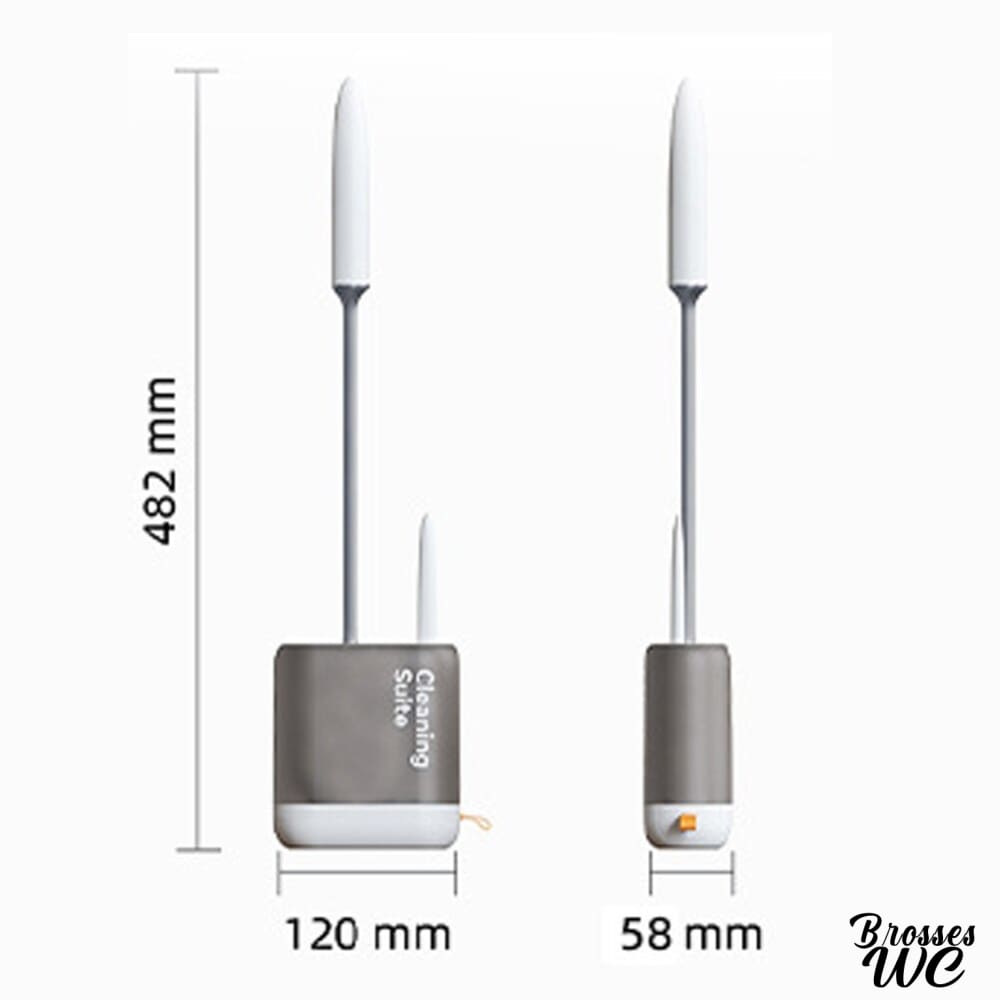Brosse wc silicone hygiénique