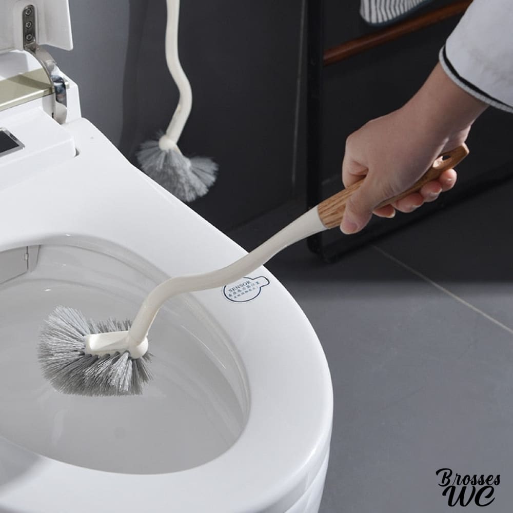 Brosse wc ergonomique confortable