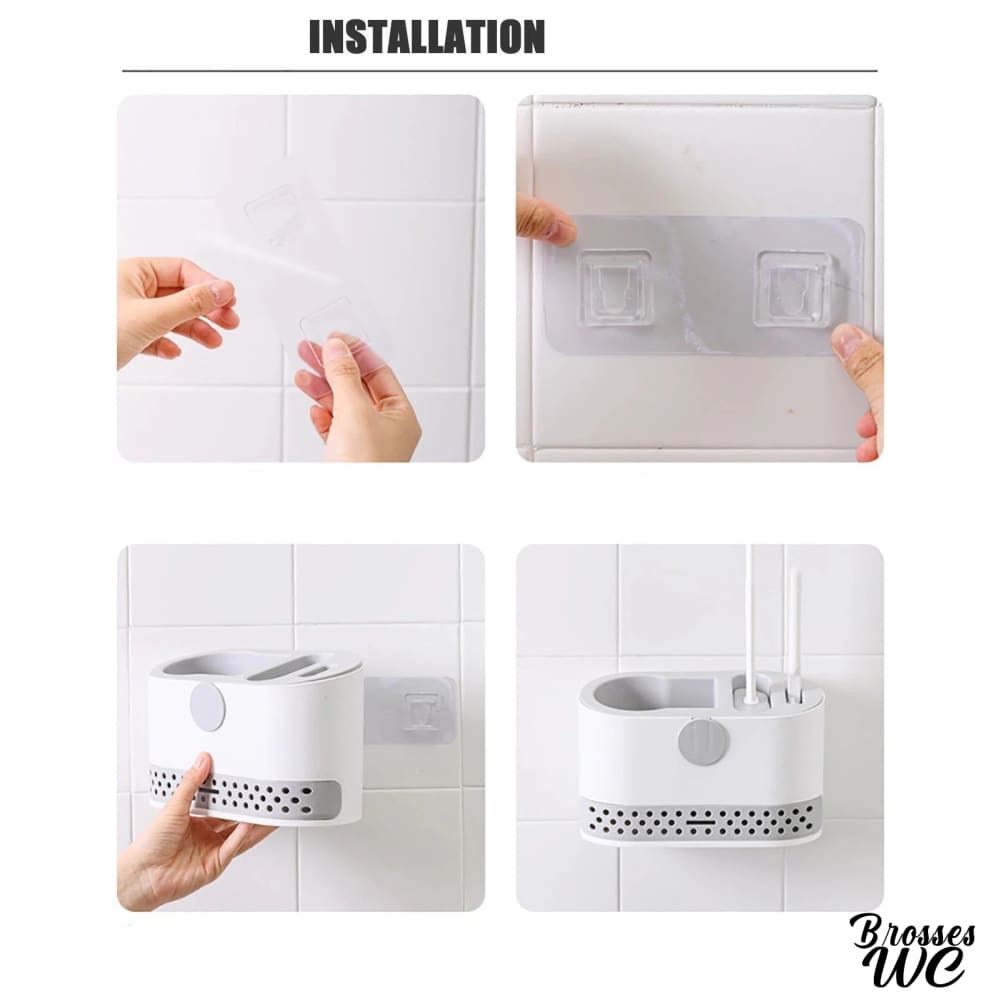 Brosse wc et support assorti