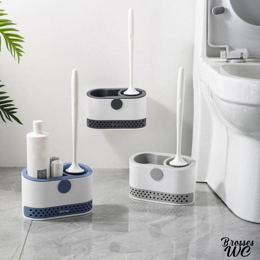 Brosse wc et support assorti