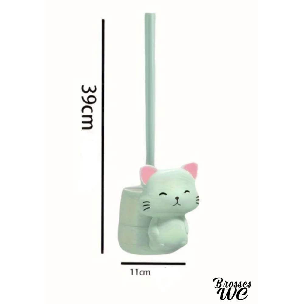 Brosse wc forme chat mignonne