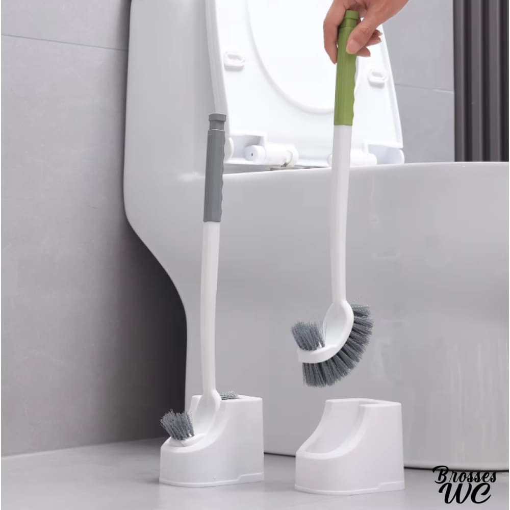 Brosse wc incurvée fond cuvette précise