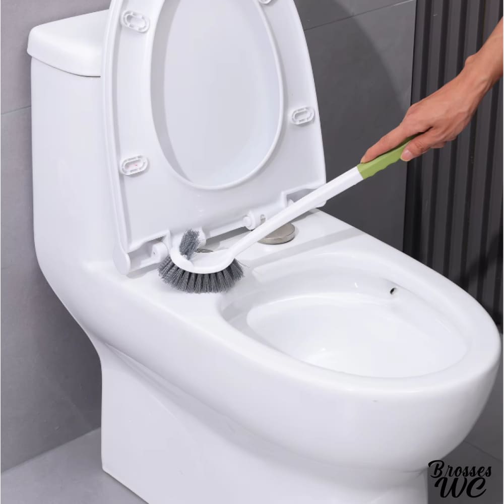 Brosse wc incurvée fond cuvette précise