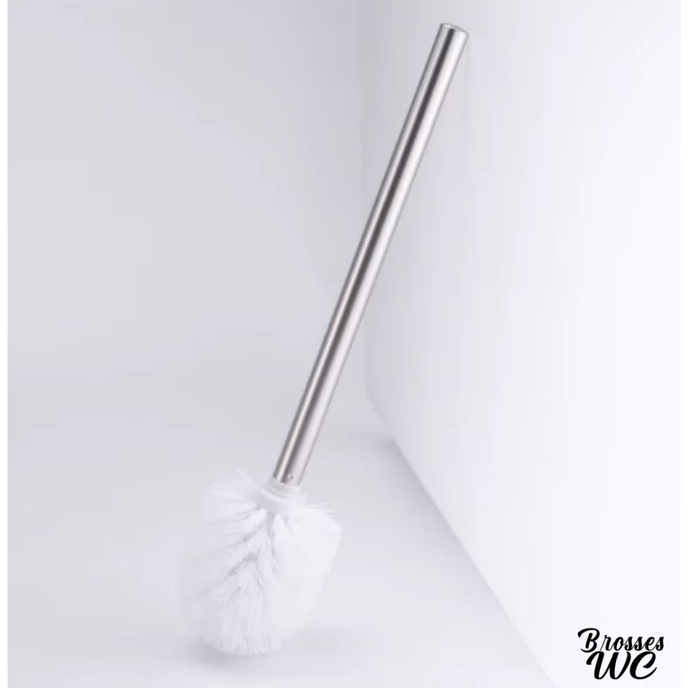 Brosse wc inox boule brillante