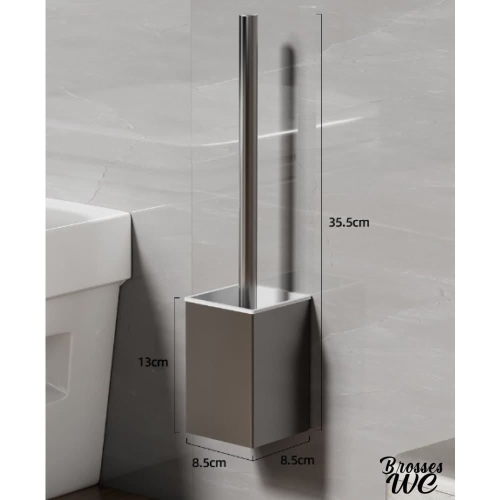 Brosse wc inox brillant