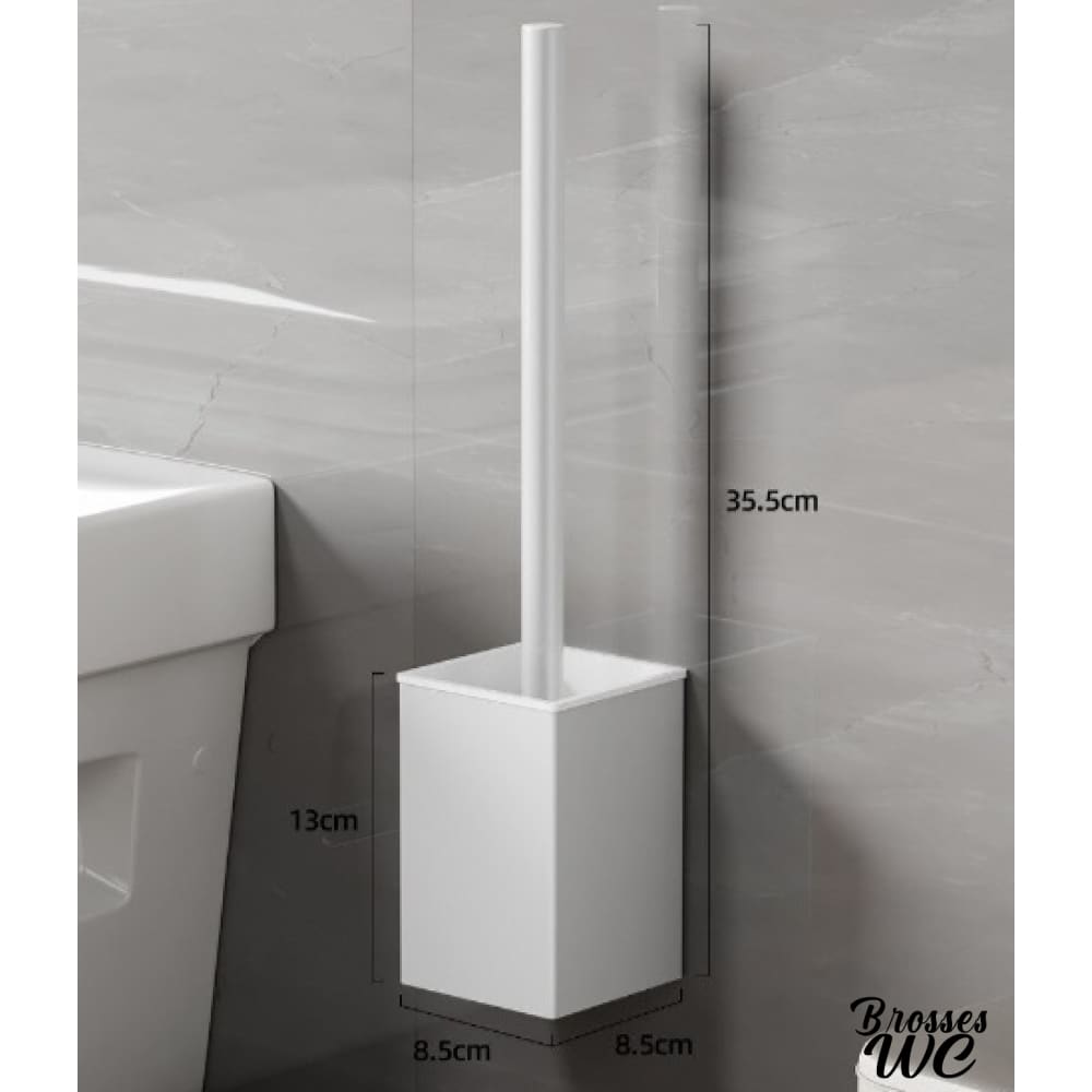 Brosse wc inox brillant