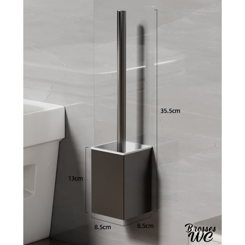 Brosse wc inox brillant