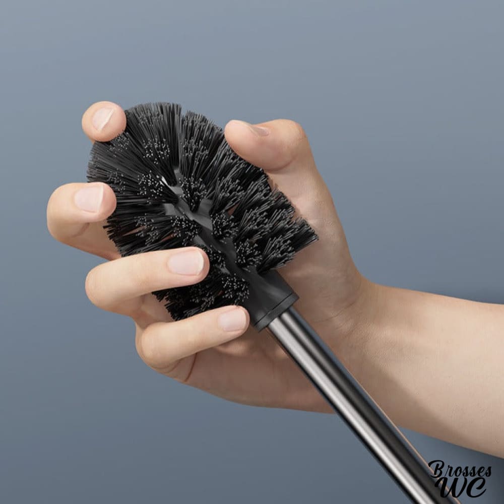 Brosse wc inox brillant
