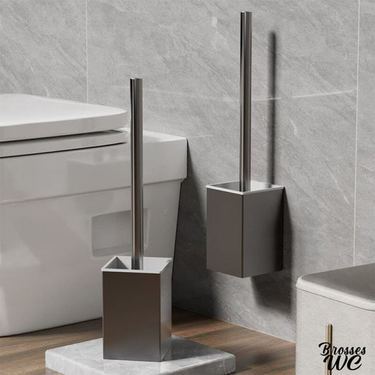 Brosse wc inox brillant
