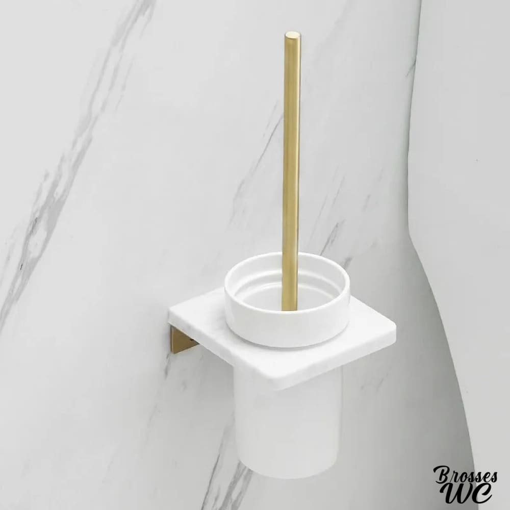 Brosse wc murale carrée géométrique