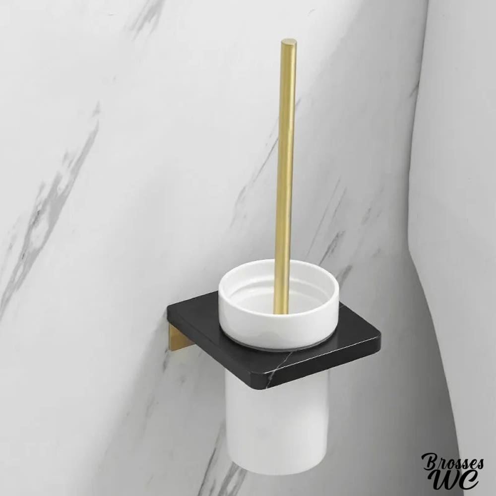 Brosse wc murale carrée géométrique
