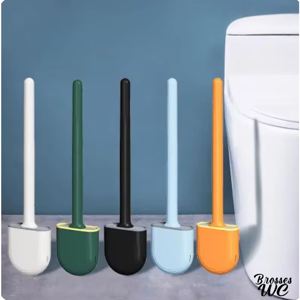 Brosse wc murale colorée vibrante