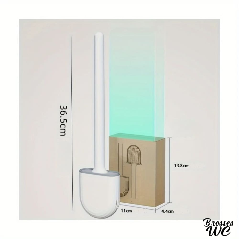 Brosse wc murale colorée vibrante