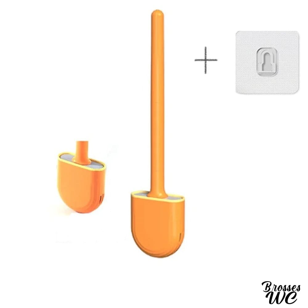 Brosse wc murale colorée vibrante
