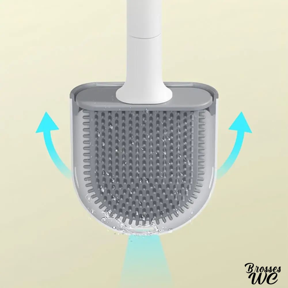 Brosse wc murale colorée vibrante