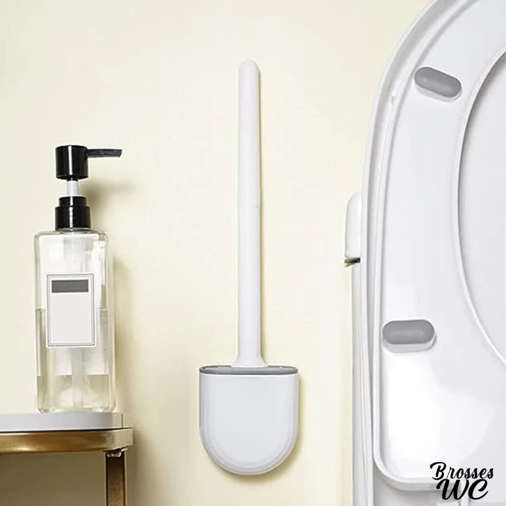 Brosse wc murale colorée vibrante