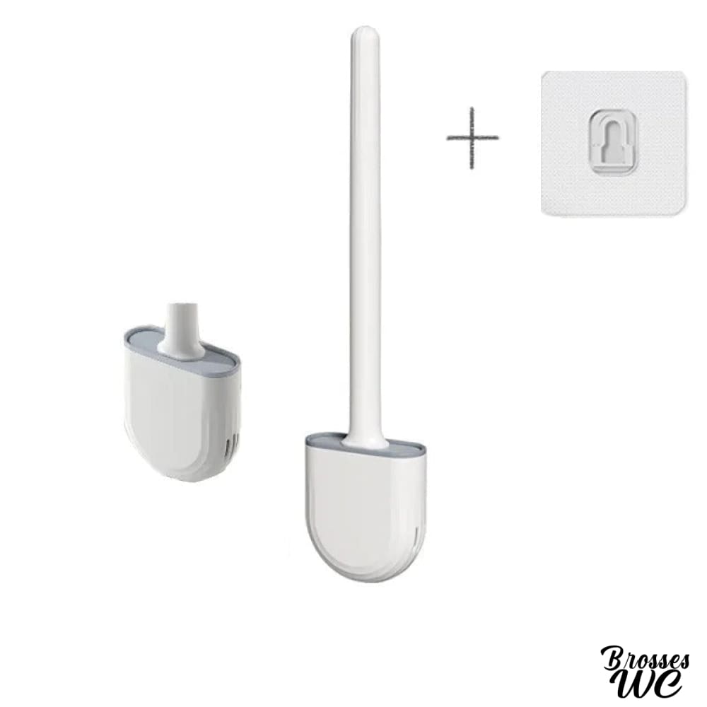 Brosse wc murale colorée vibrante