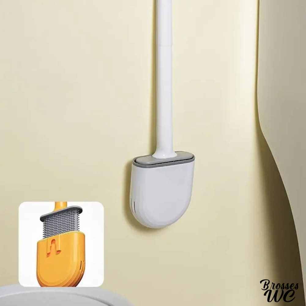Brosse wc murale colorée vibrante