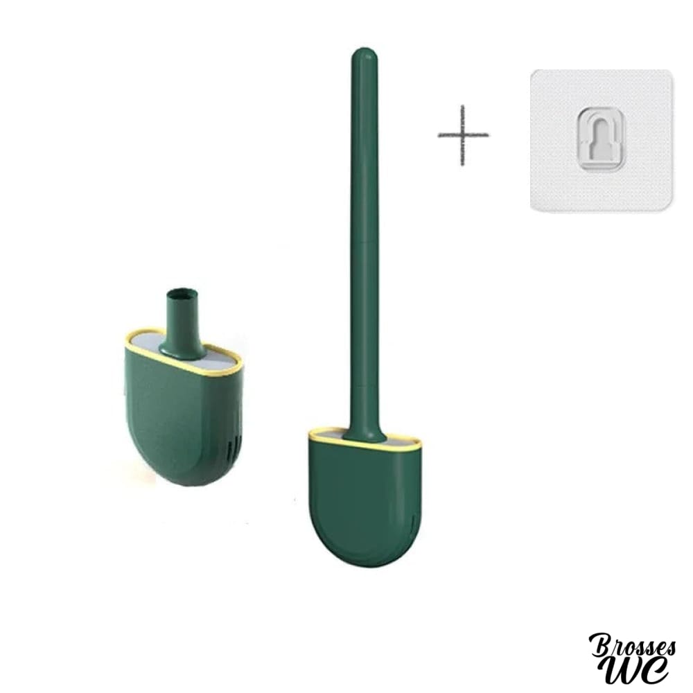 Brosse wc murale colorée vibrante