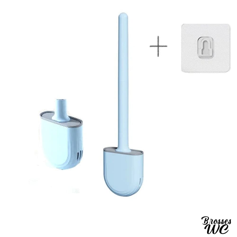 Brosse wc murale colorée vibrante