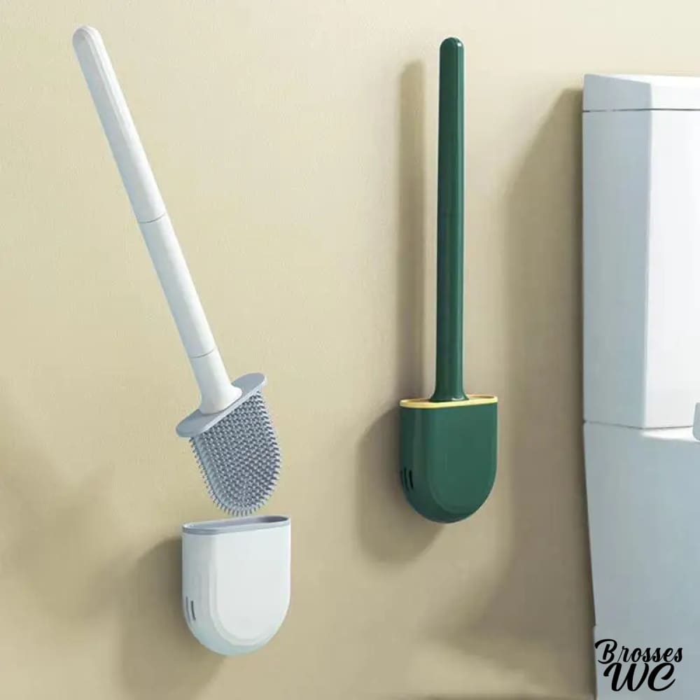 Brosse wc murale colorée vibrante