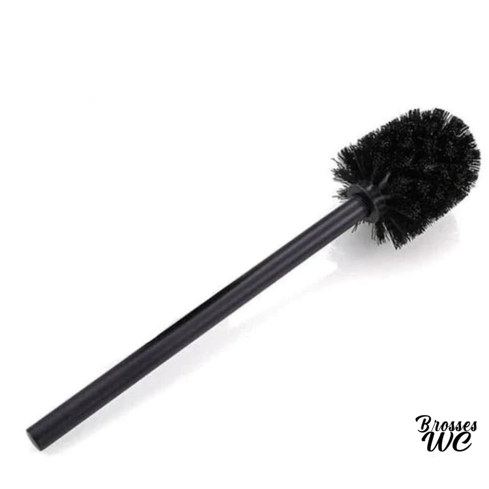 Brosse wc noire pailletée scintillante