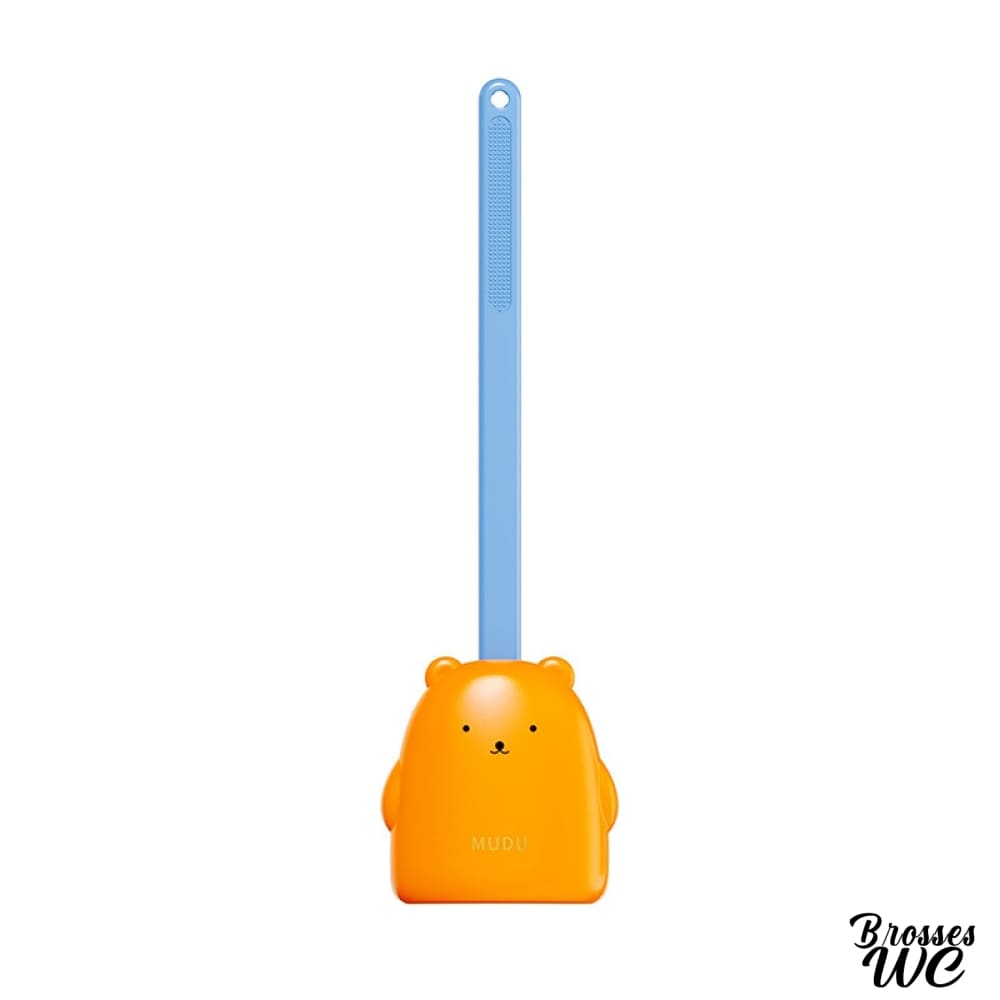Brosse wc ours silicone doux