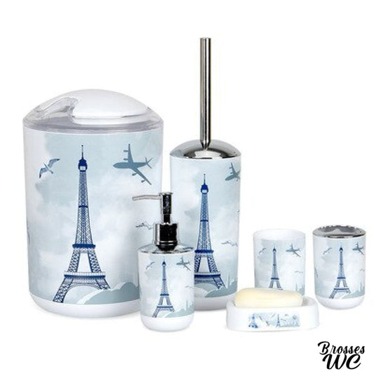 Brosse wc thème Paris romantique