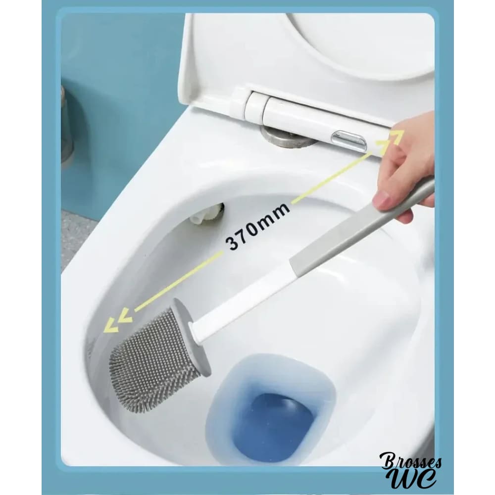 Brosse wc passe-partout compacte
