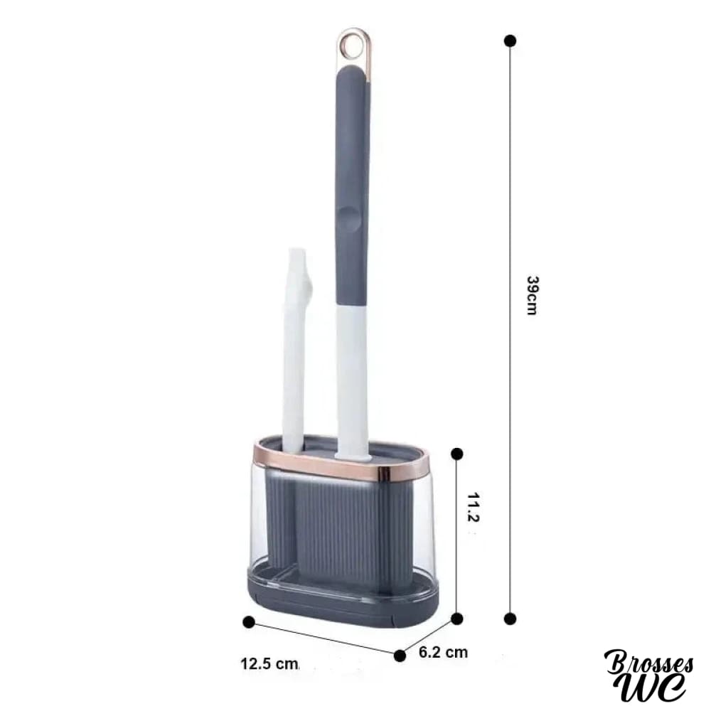 Brosse wc passe-partout compacte