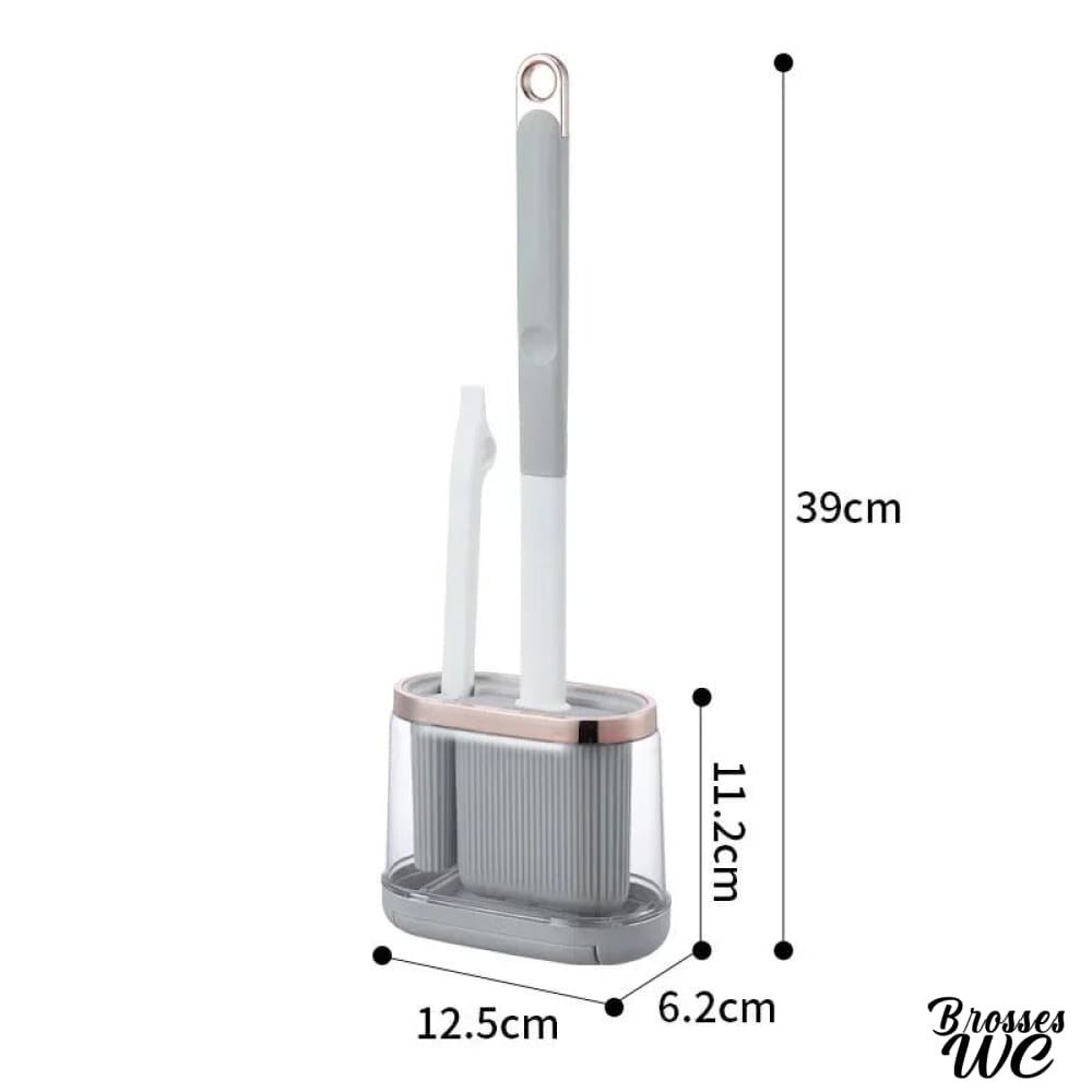 Brosse wc passe-partout compacte