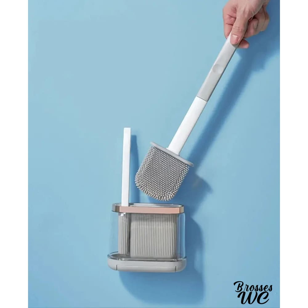 Brosse wc passe-partout compacte