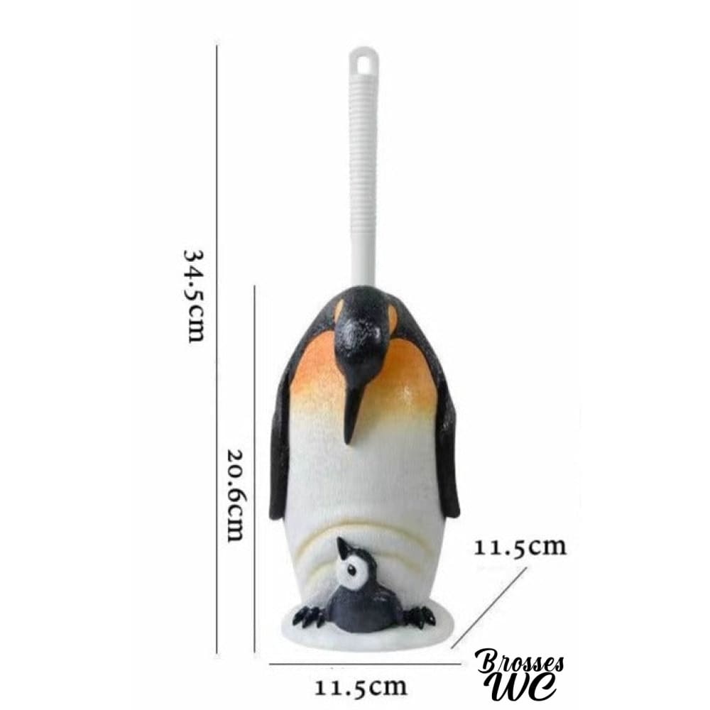 Brosse wc pingouin adorable