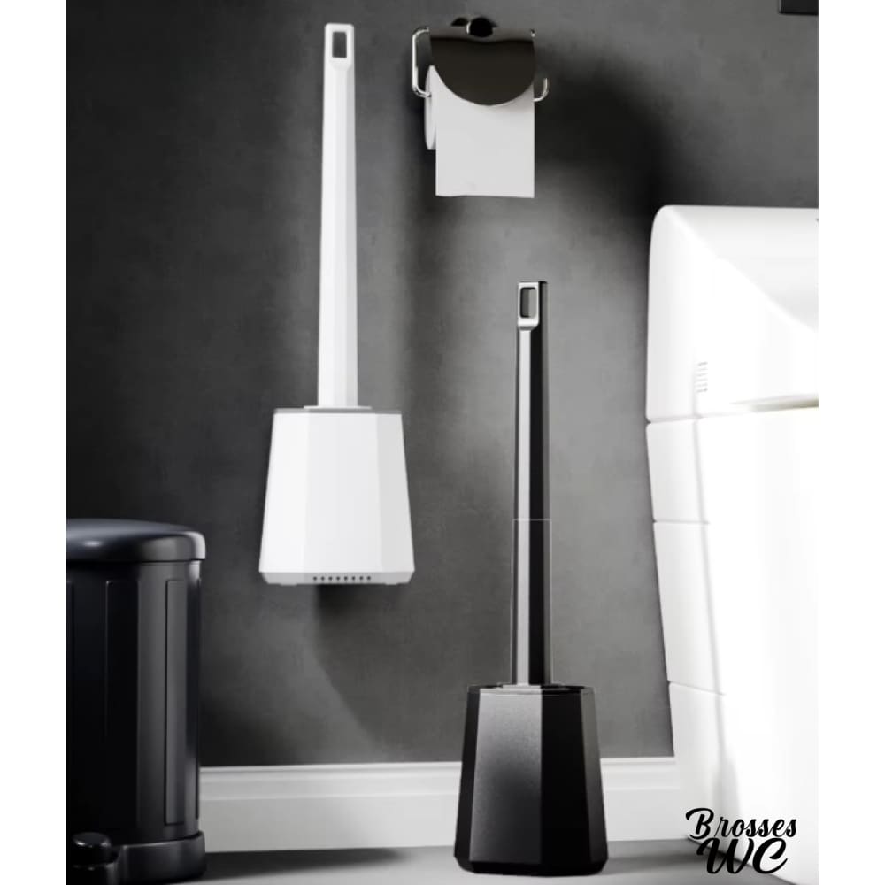 Brosse toilette plastique immaculée