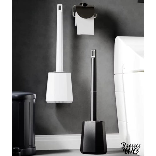 Brosse toilette plastique immaculée