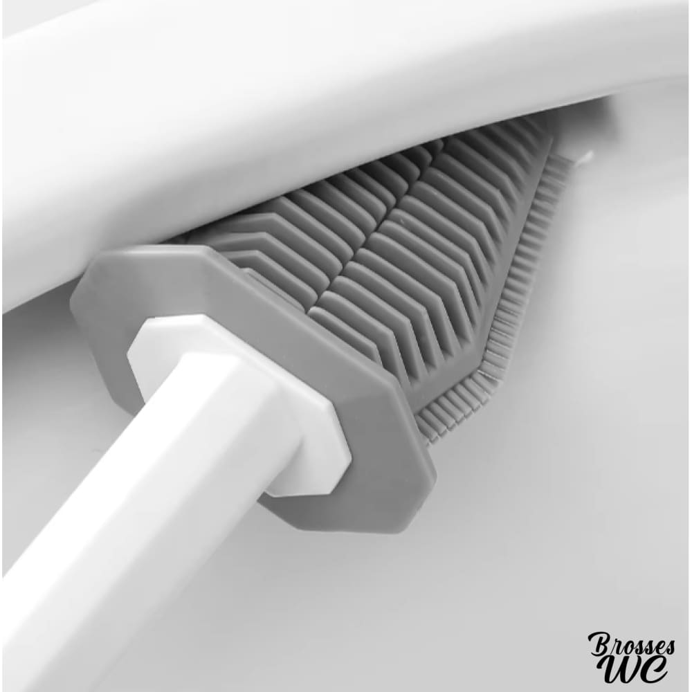 Brosse toilette plastique immaculée