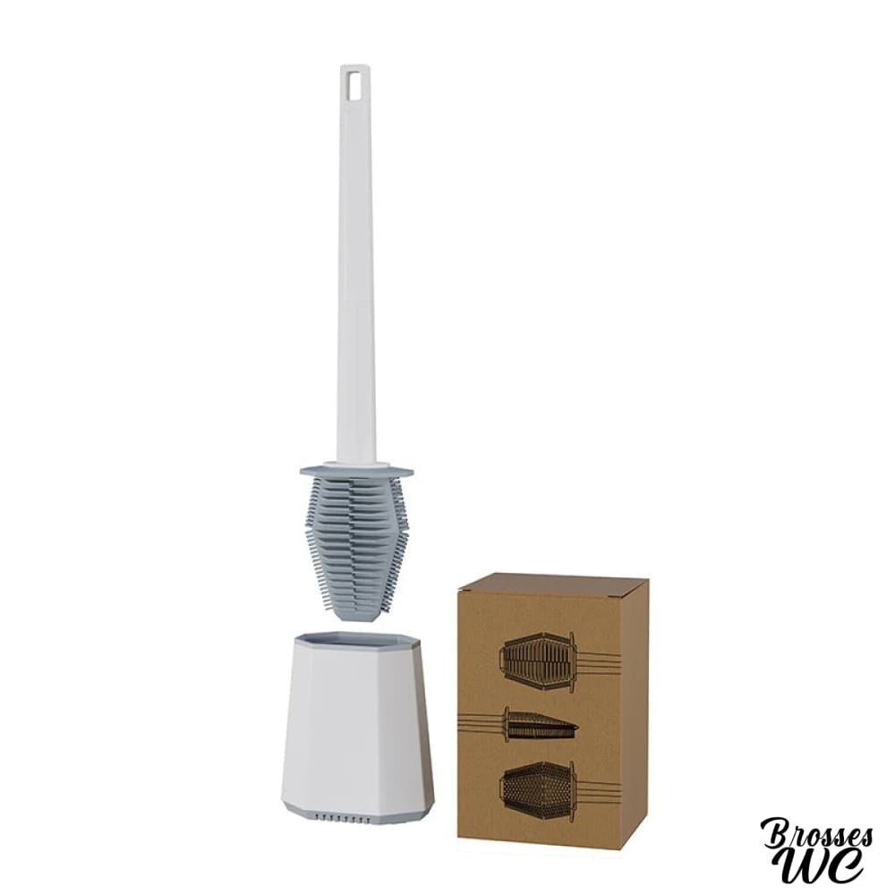 Brosse toilette plastique immaculée