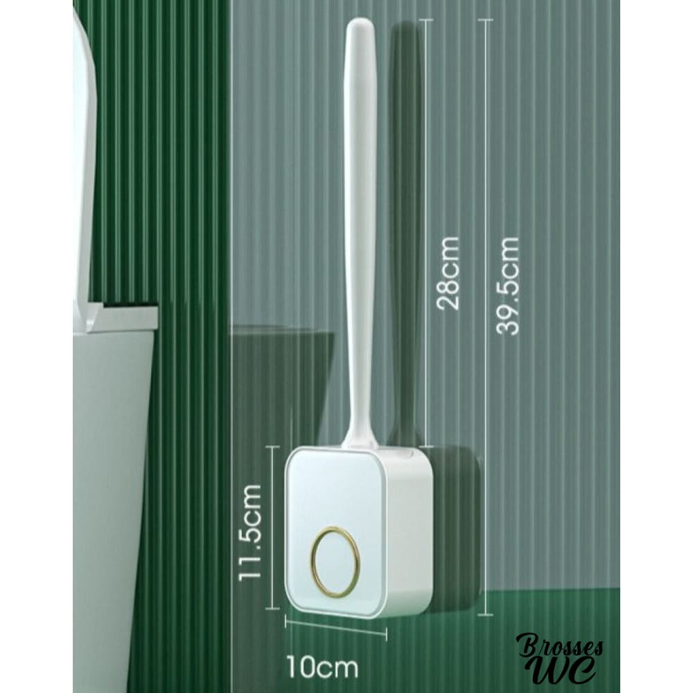 Brosse wc gris argent moderne