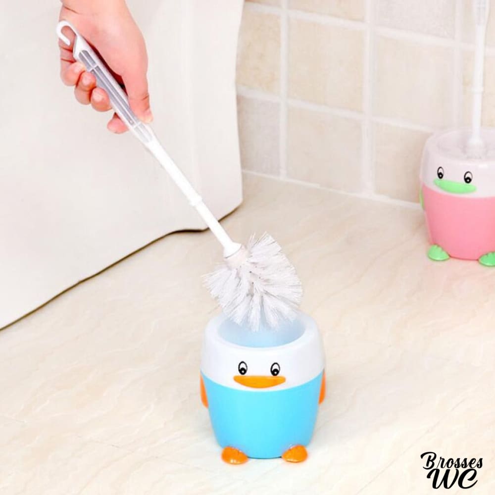 Brosse wc pot canard ludique