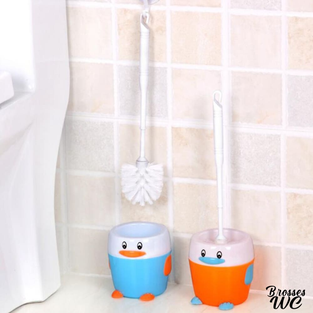 Brosse wc pot canard ludique