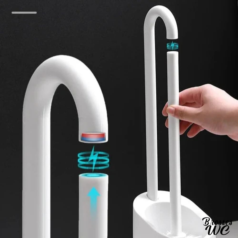 Brosse wc magnétique révolutionnaire