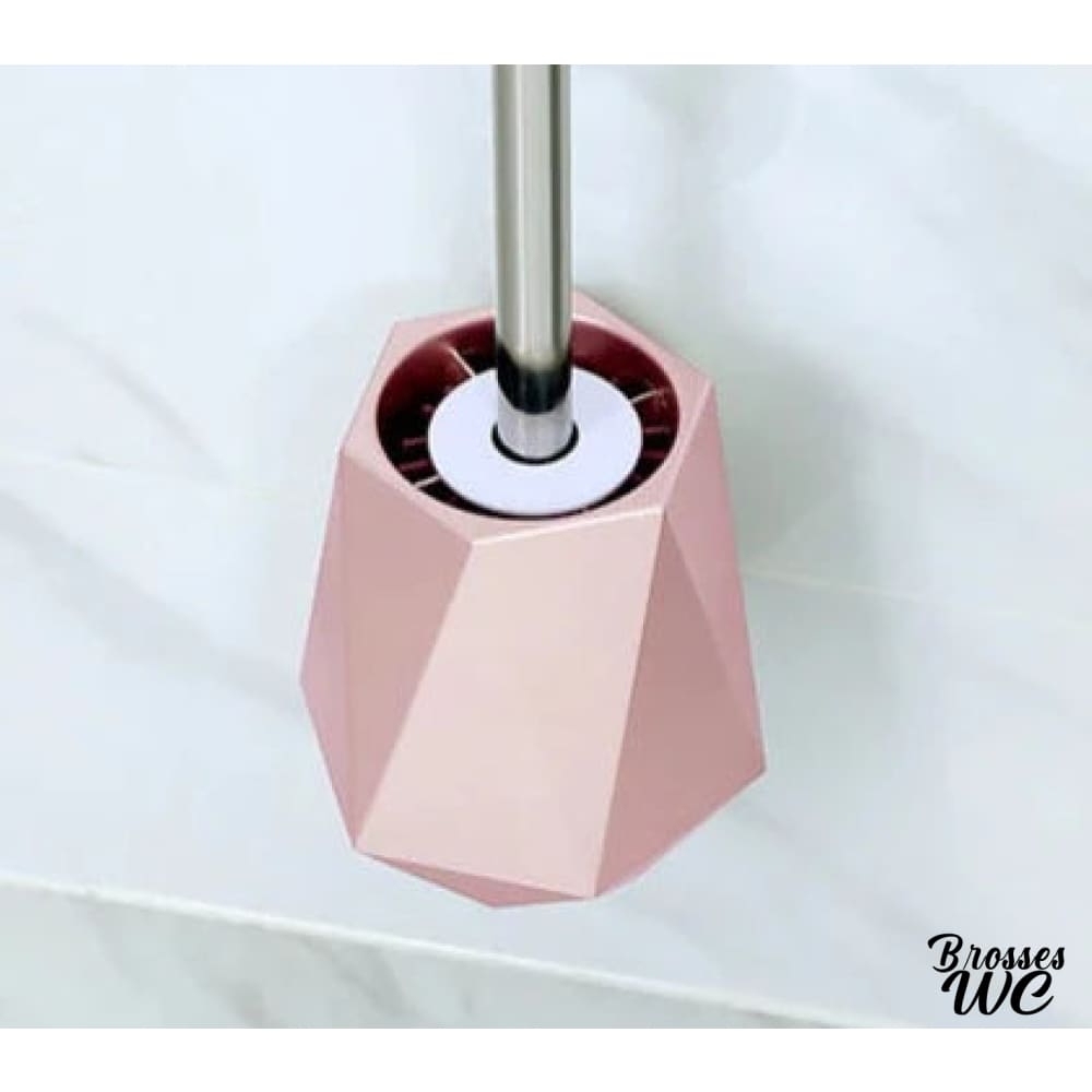 Brosse wc rose douce