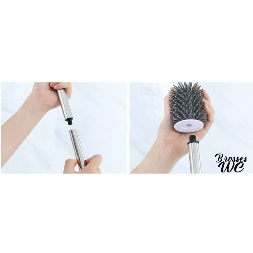 Brosse wc rose douce