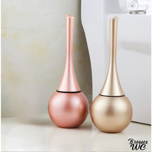Brosse wc rose gold raffinée
