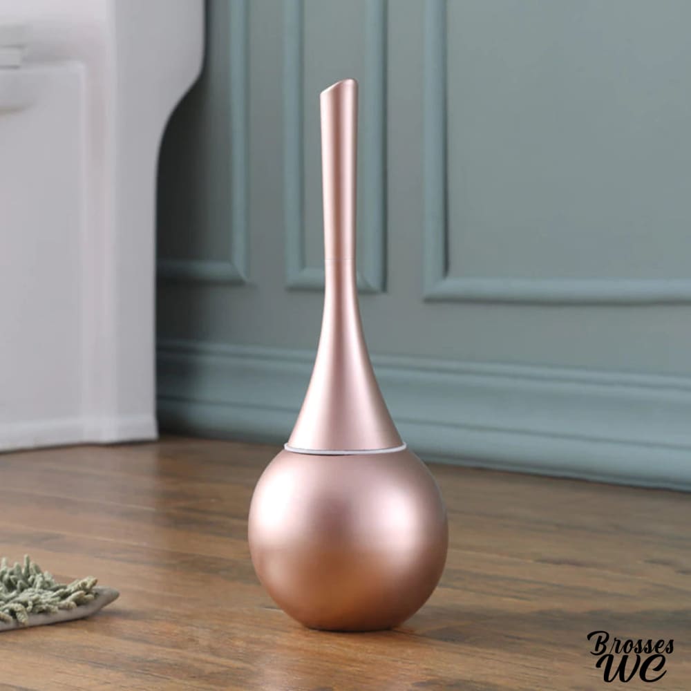 Brosse wc rose gold raffinée