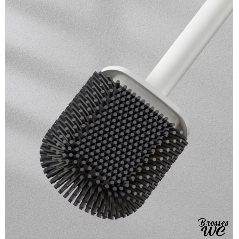 Brosse wc silicone noir intense