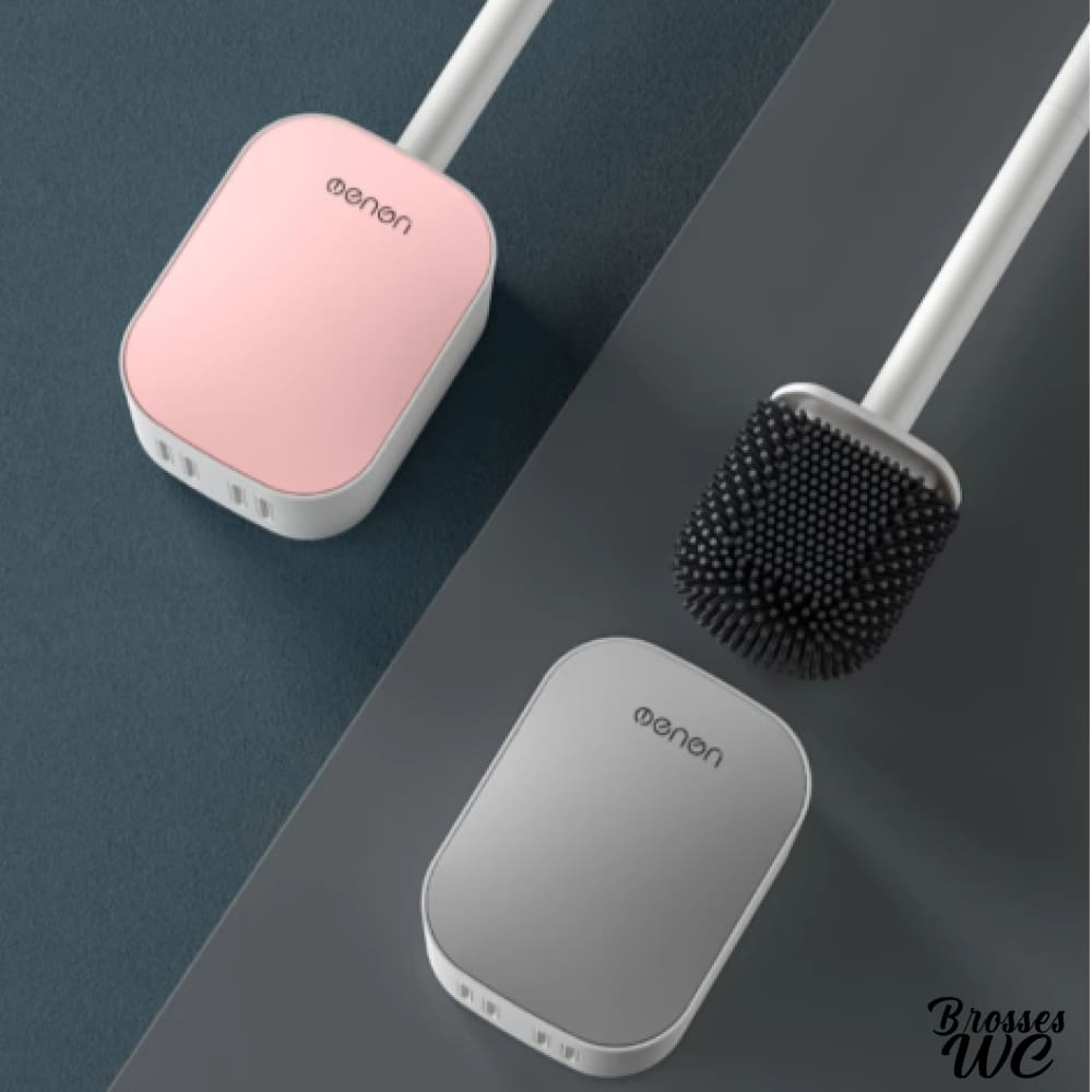 Brosse wc silicone noir intense