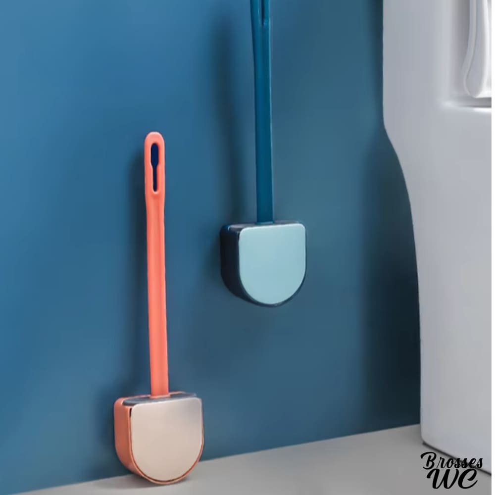 Brosse wc silicone suspendue pratique