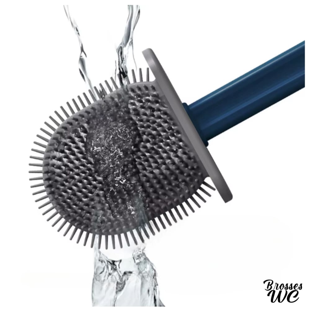 Brosse wc silicone suspendue pratique