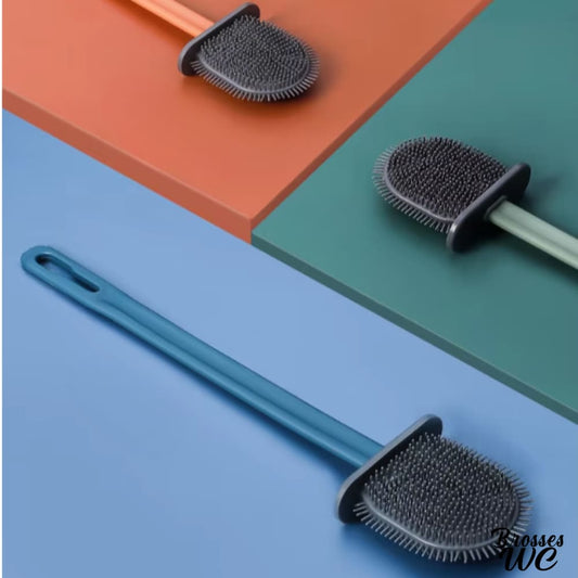Brosse wc silicone suspendue pratique